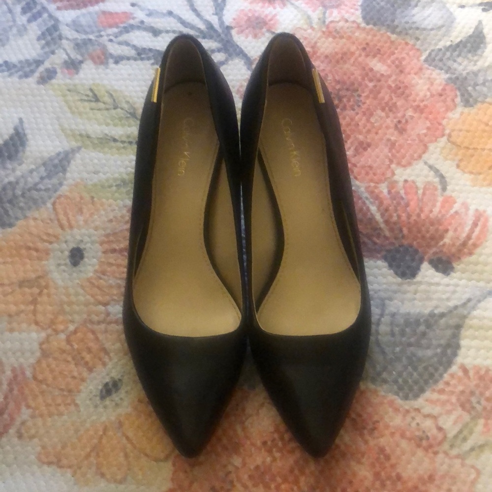 Black Calvin Klein heels